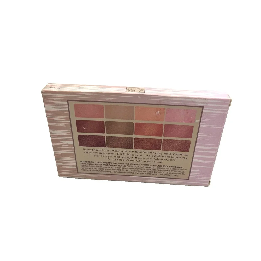 Laura Geller Nude Attitude Multi-Finish Eye Shadow Palette 12 Eye Shadows 0.06oz